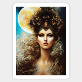 Queen of Moon Sticker